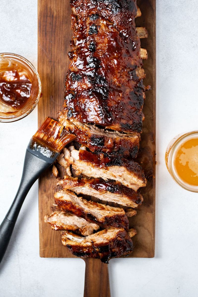 rack of baby back ribs