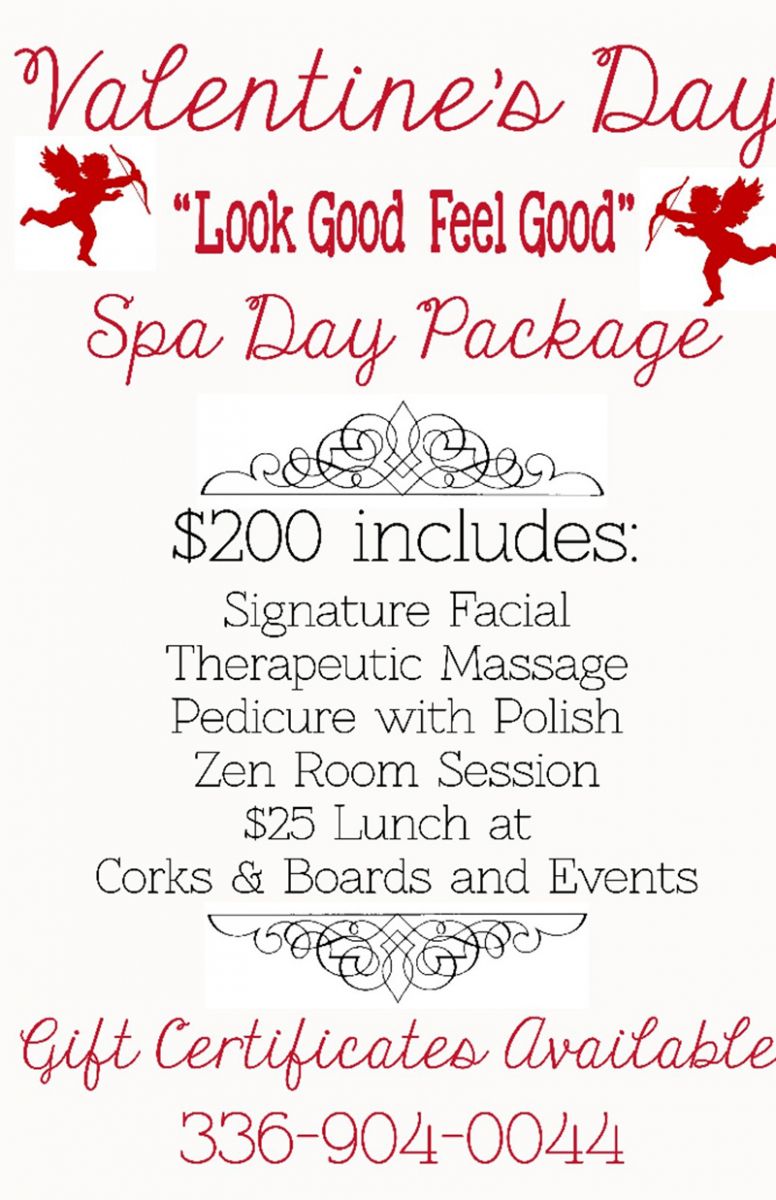 Valentine's Spa Day Package Ad