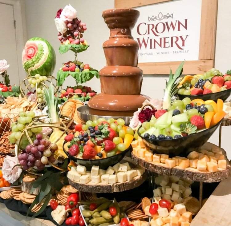 Catering Table with food