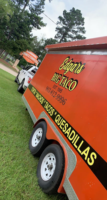 Image of our food truck at an angle