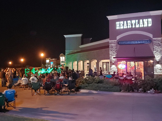 Photo of an outdoor concert held at Heartland