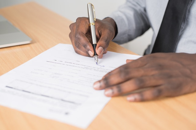 Signing Papers